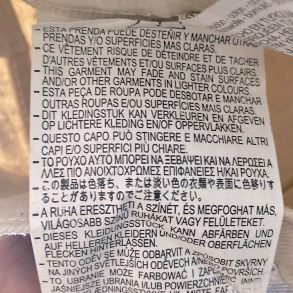 Zara Metallic Jeans NWOT Womens US 2 Silver The Boy Boy Fit Painted Blogger Fave - Picture 9 of 16